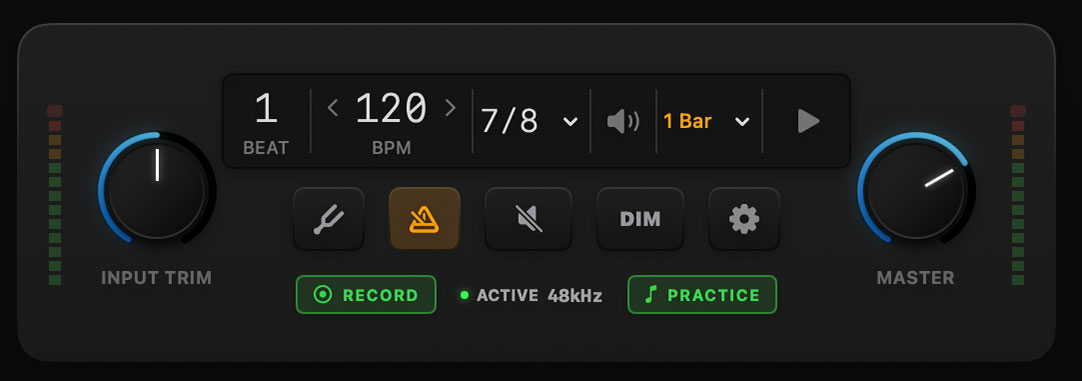 Standalone metronome